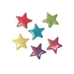 AussieSuperStore Jewellery Making Supplies Plastic AB Stars Beads 20mm Plastic AB Stars Beads 20mm | Jewellery Making Beads 9331468028000 VCKB002